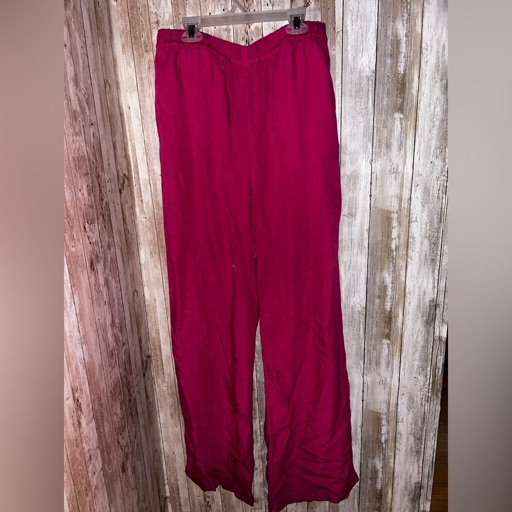 H&M Bold Magenta Wide Leg Pants